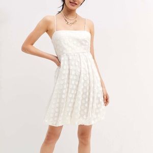 NWT SIZE 2 Sachin & Babi Textured Polka Dot Mini Dress